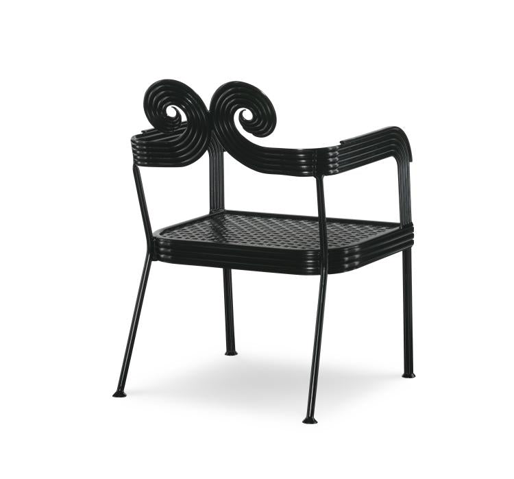 American Home Furniture Century Augustine Scrolled Side Chair