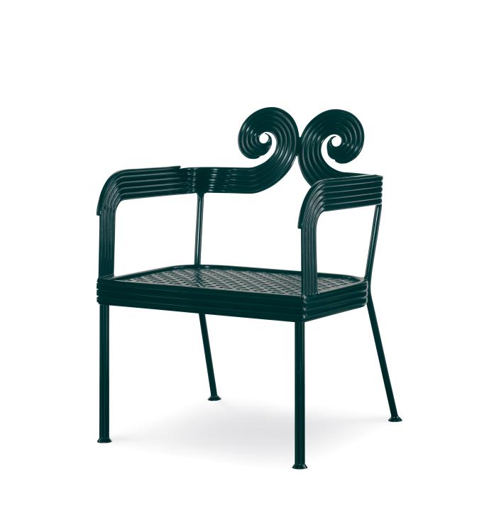 American Home Furniture | Century - Thomas O'Brien Outdoor Augustine Scrolled Side Chair