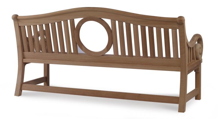 American Home Furniture Century Library House Bench, Mahogany