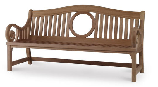 American Home Furniture Century Library House Bench, Mahogany