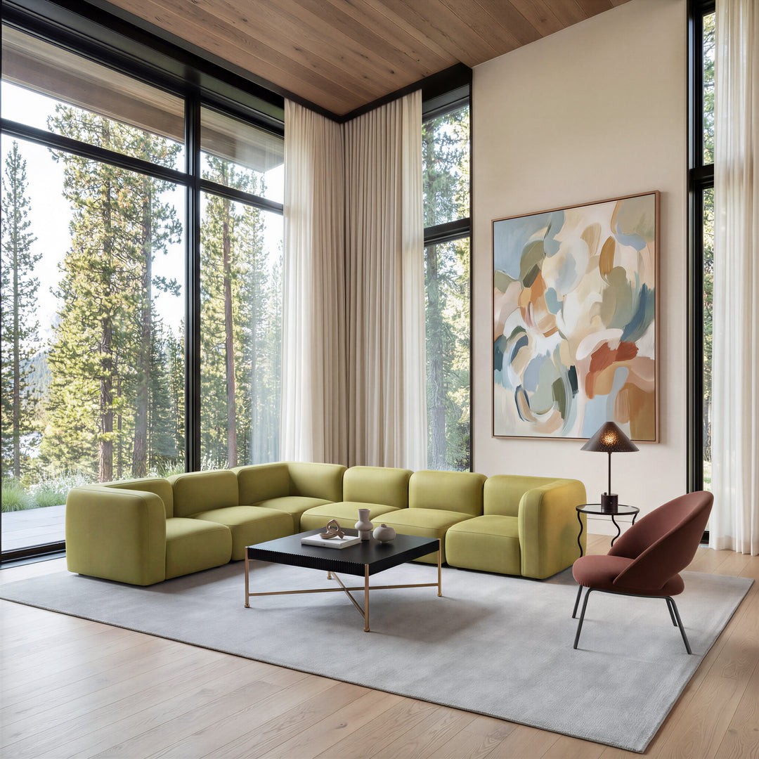 Biak Corner Chair Green