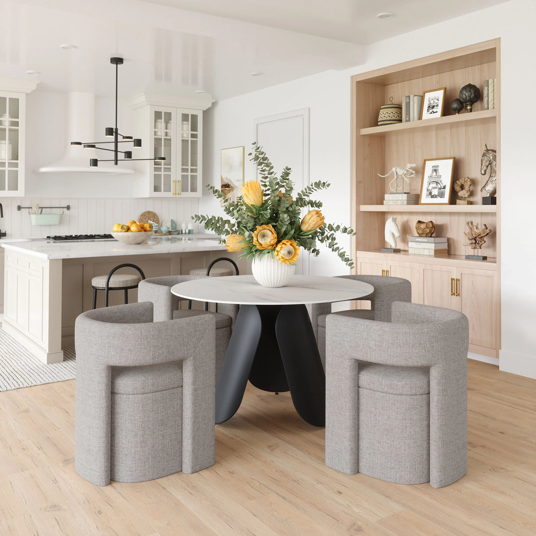 Papua Dining Chair Gray - AmericanHomeFurniture