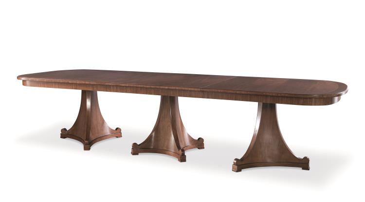 American Home Furniture | Century - Thomas O'Brien 132 Tri/Quad Ped Dining Table