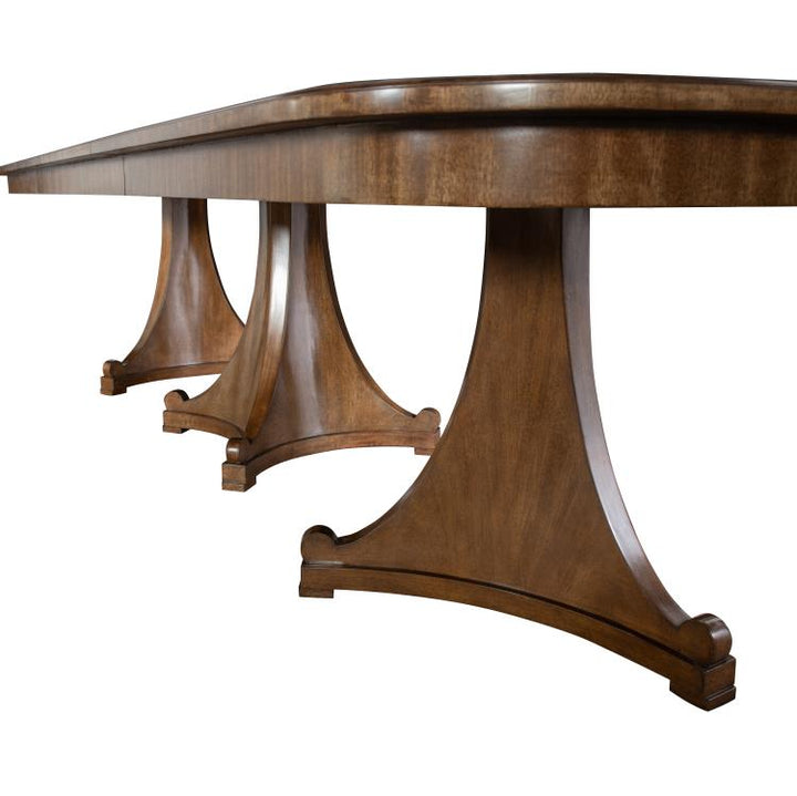 American Home Furniture | Century - Thomas O'Brien 132 Tri/Quad Ped Dining Table