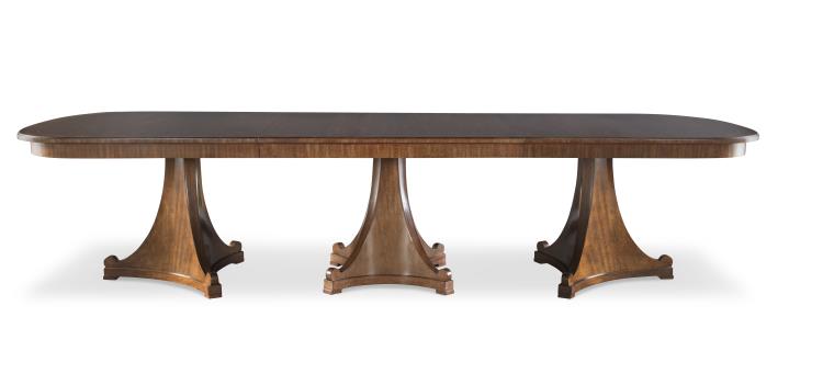 American Home Furniture | Century - Thomas O'Brien 132 Tri/Quad Ped Dining Table