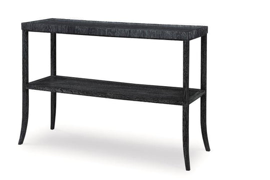Century - Thomas O'Brien Emile Shelf Table (Black Cerused) - AEA-639 | American Home Furniture