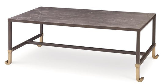 Century - Thomas O'Brien Calliope Cocktail Table - Stone Top - AEA-609 | American Home Furniture
