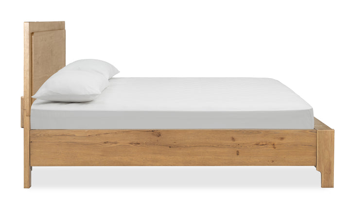 Davenport Rustic Caramel California King Panel Bed - B6309-74
