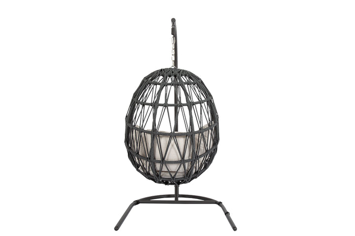 American Home Furniture | Sunset West - Milano Hanging Chair in Echo Ash w/ Self Welt