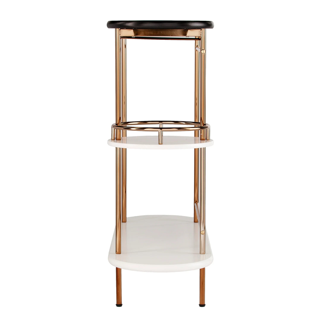 Dagney Wine/Bar Table w/ Glassware Storage - AmericanHomeFurniture