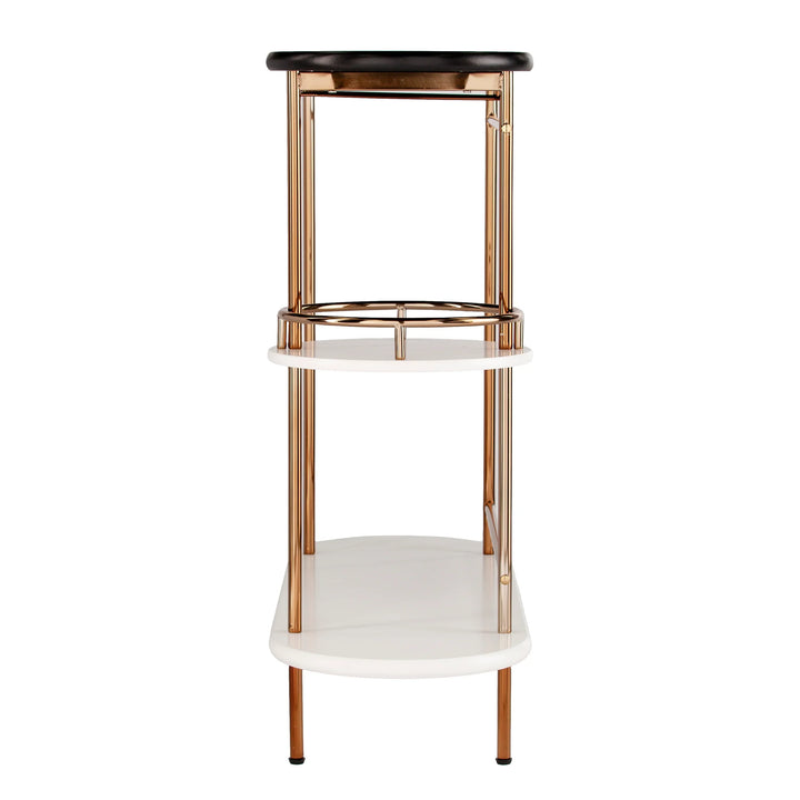 Dagney Wine/Bar Table w/ Glassware Storage - AmericanHomeFurniture