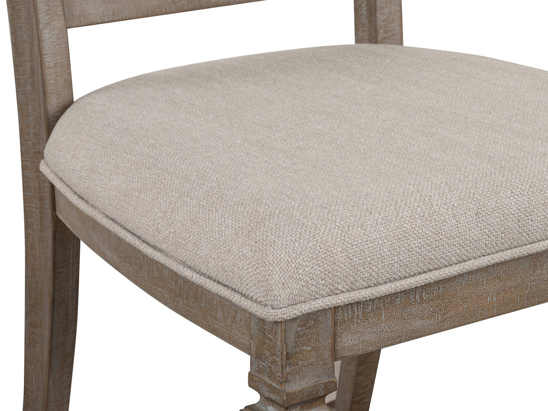Lancaster Dovetail Grey Upholstered Side Chair - Set of 2 - D4352-62