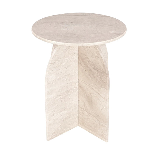 Crestview Collection Florence Dyna Marble Side Table ACCENT TABLES