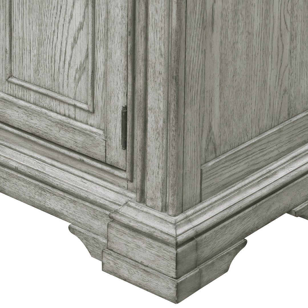 Madison Ridge Bluff Grey Server With Hutch - P091-DR-K5