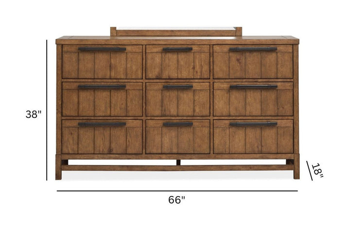 Conway Honey Wheat Drawer Dresser - B6422-20