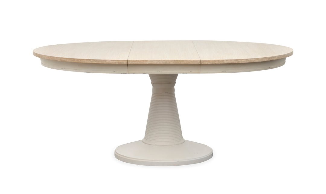 Echo Isles Sea Pearl And Driftwood Extendable 54" Round Dining Table - D6310-24