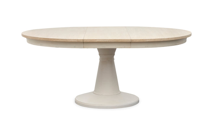 Echo Isles Sea Pearl And Driftwood Extendable 54" Round Dining Table - D6310-24