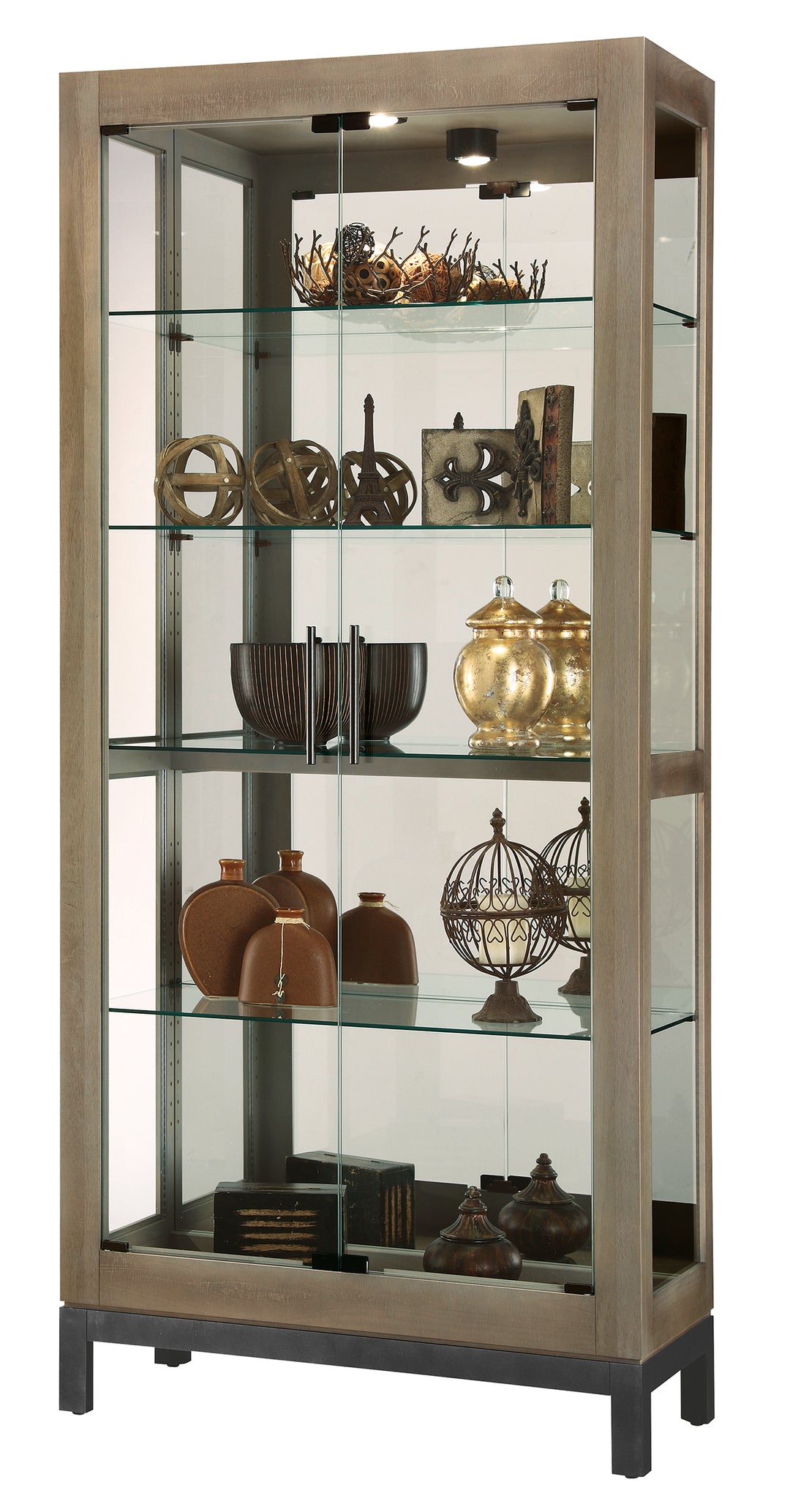 American Home Furniture | Howard Miller - Quinn V Curio Cabinet