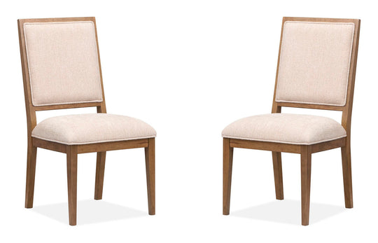 Marcel Harvest Brown Upholstered Side Chair - Set of 2 - D6378-63