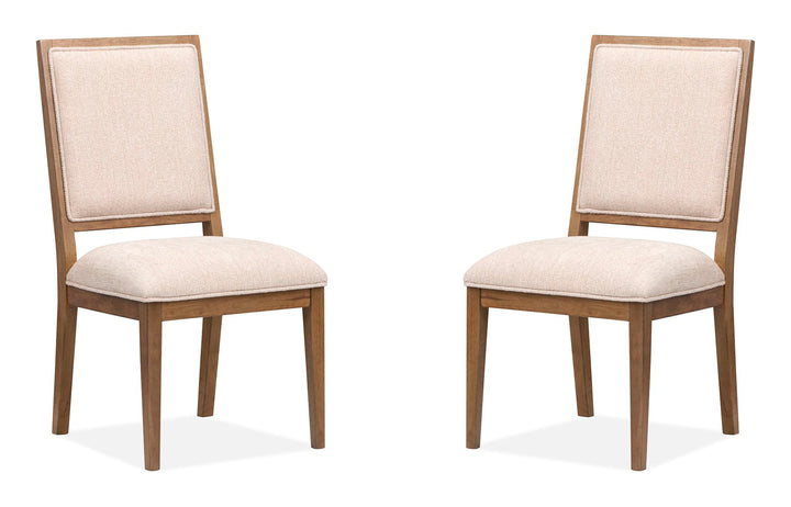 Marcel Harvest Brown Upholstered Side Chair - Set of 2 - D6378-63