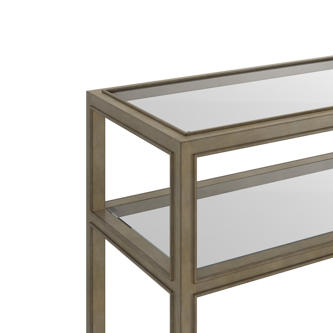 Glaze Console Table-Quartz