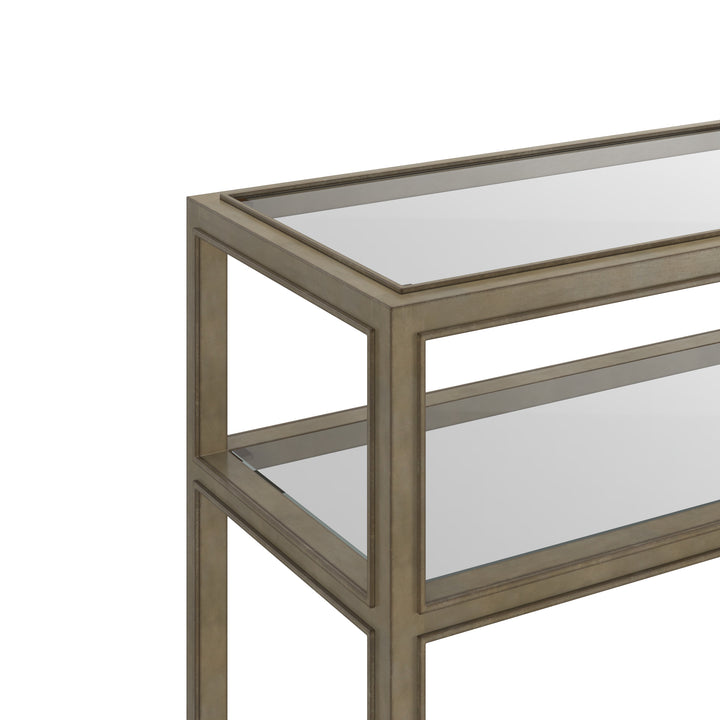 Glaze Console Table-Quartz