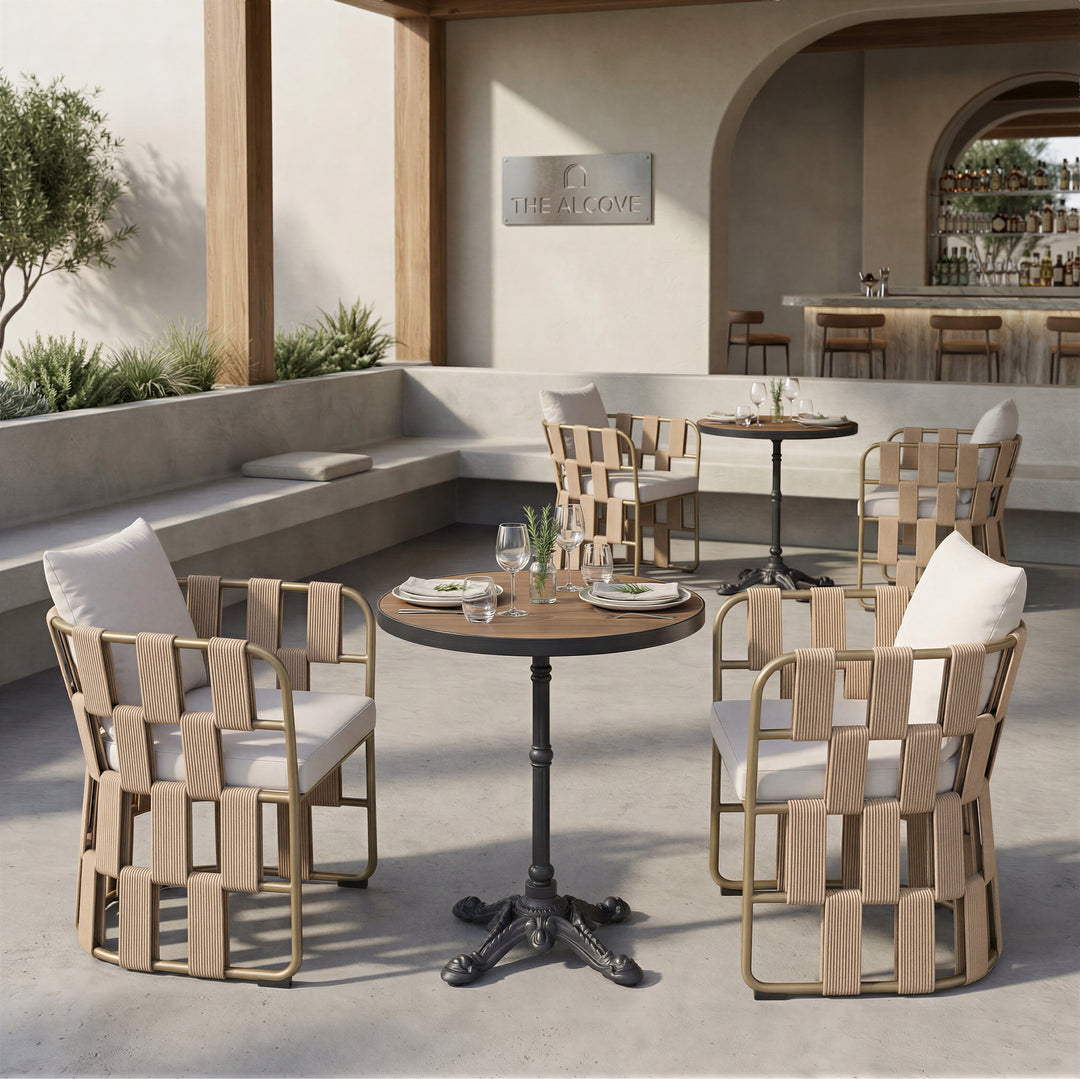Gazebo Dining Table Walnut