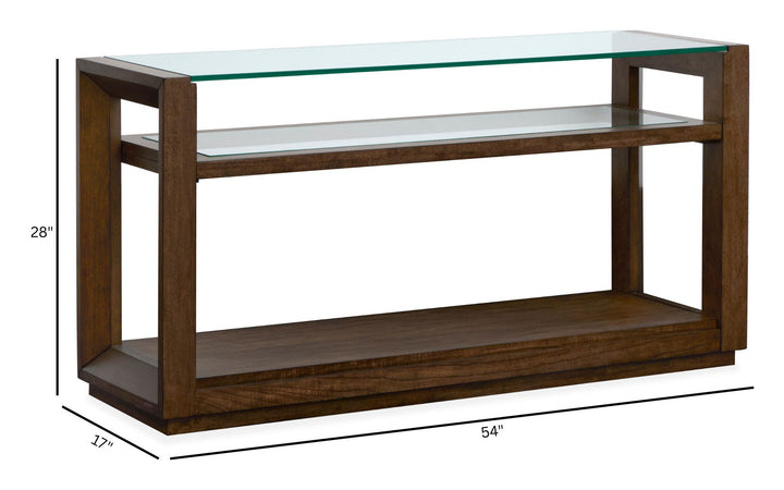 Sebastian Cinnamon Rectangular Sofa Table - T6361-73