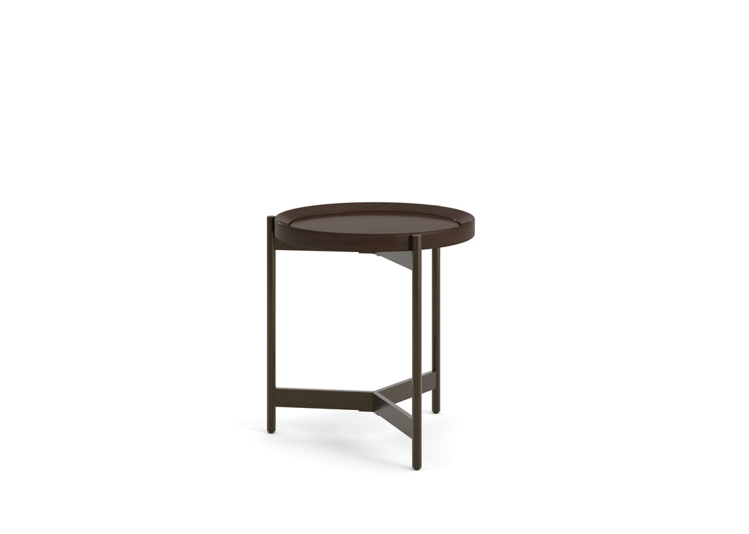 Wren Dark Brown Tray End Table - T6413-19