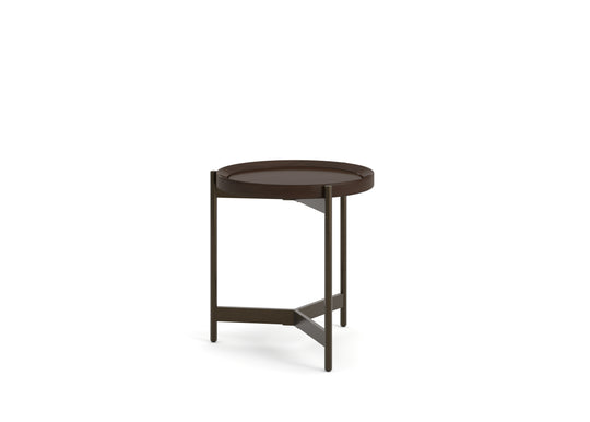 Wren Dark Brown Tray End Table - T6413-19