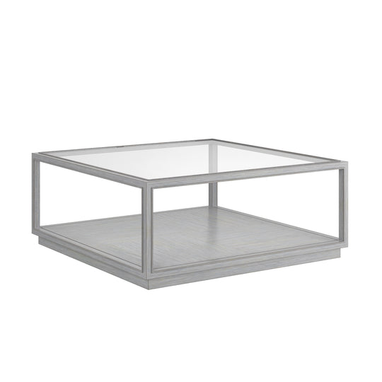 Glaze Sq Cktl Table-Vintage Blue
