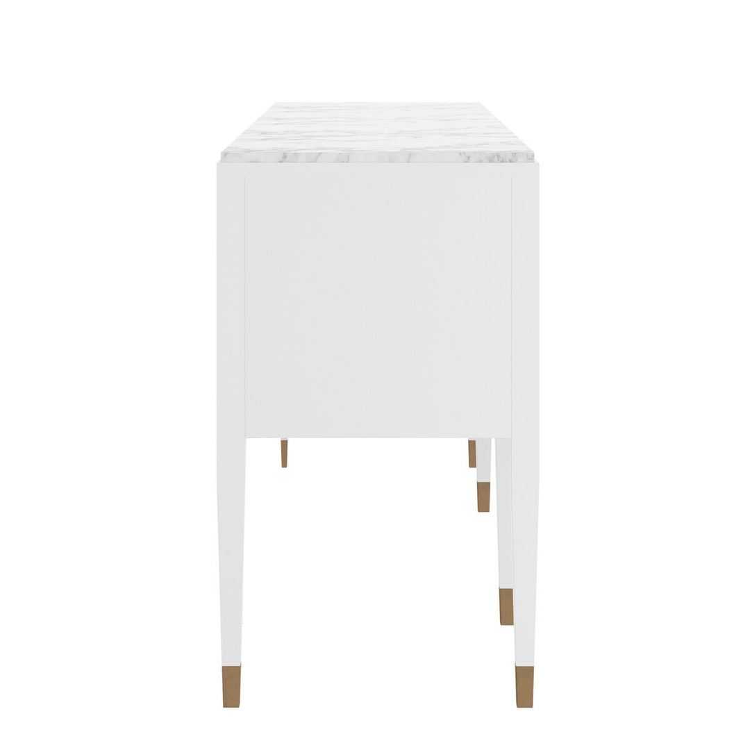 Eave Sideboard/stone top-Uplft White