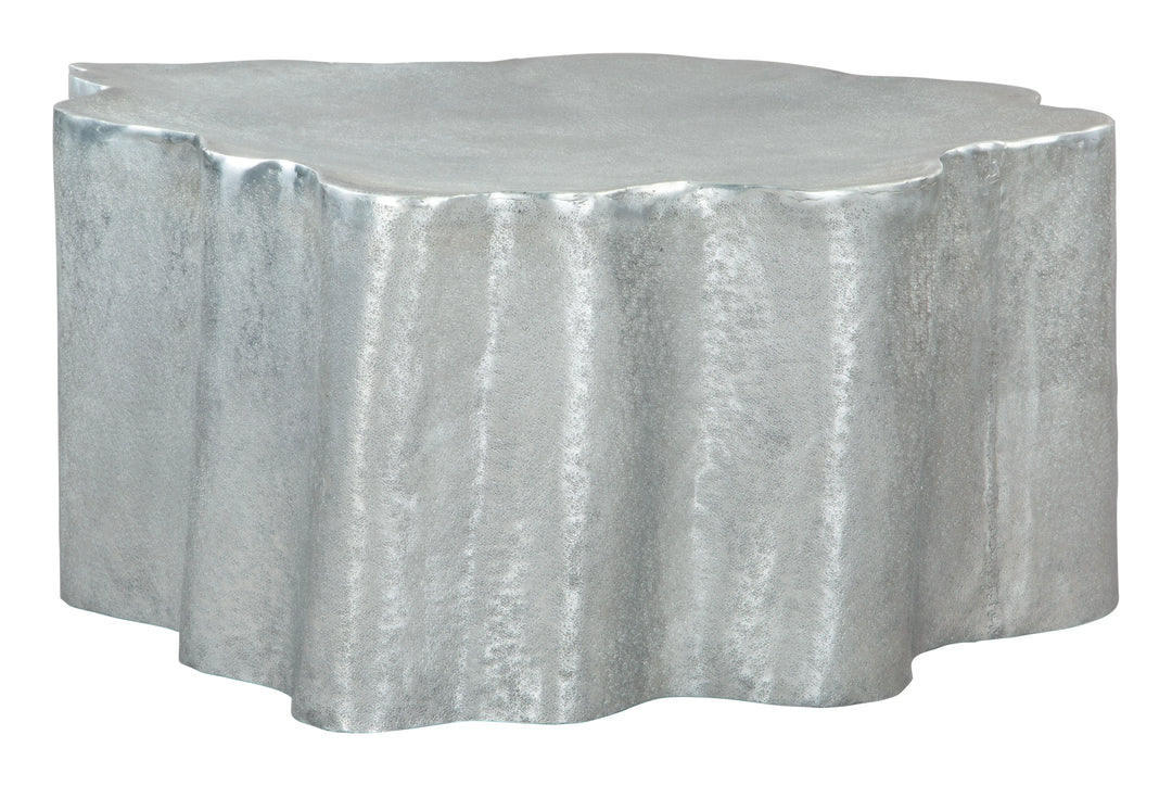 Kortha Coffee Table Antique Silver - AmericanHomeFurniture