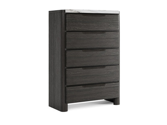 Keaton Black Drawer Chest - B6614-10