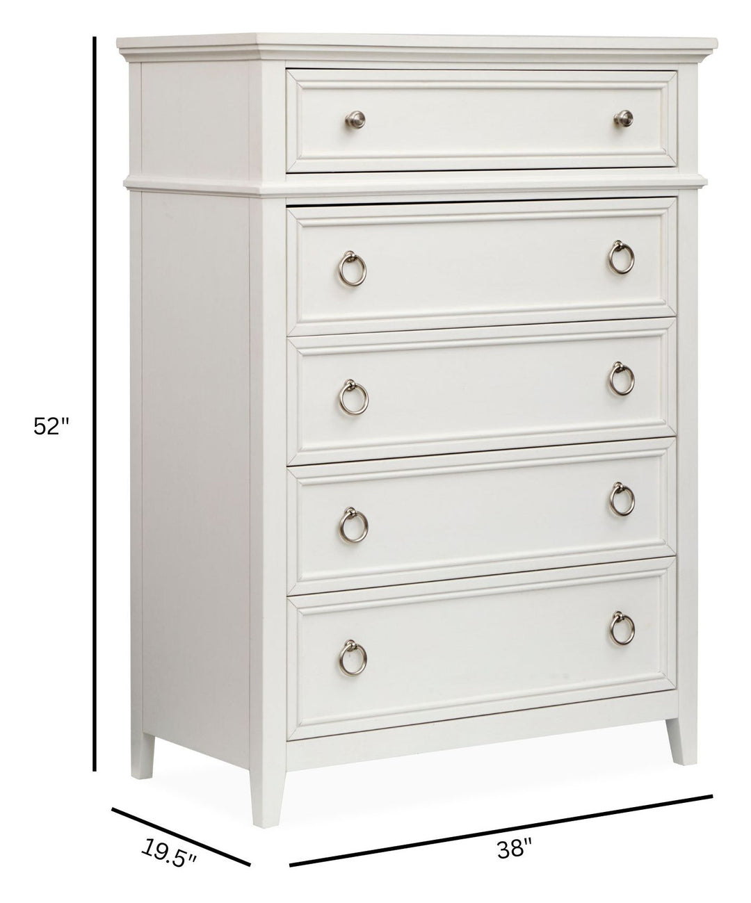 Juniper Hill Whisper White Drawer Chest - B6478-10