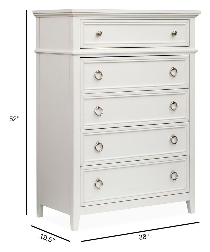 Juniper Hill Whisper White Drawer Chest - B6478-10