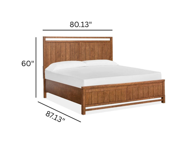 Conway Honey Wheat Panel Bed