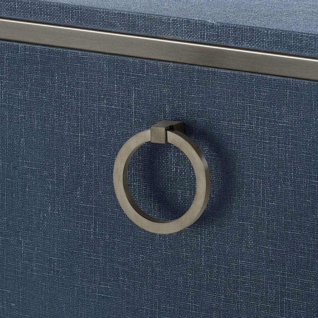 Ansel 4-Door Cabinet - AmericanHomeFurniture