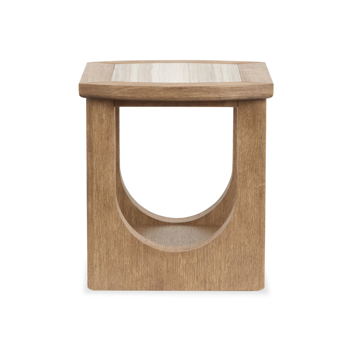 Bradford Riverbed Beige Rectangular End Table - T5950-03
