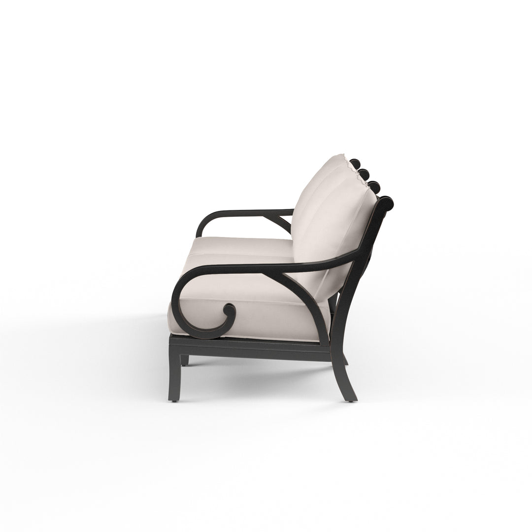 Monterey Sofa in Canvas Natural w/ Self Welt