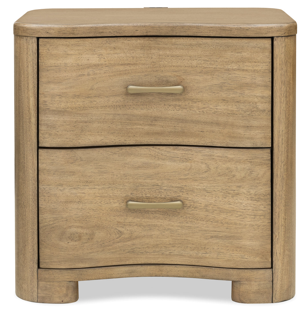 Leeza Brown Drawer Nightstand - BP432-140