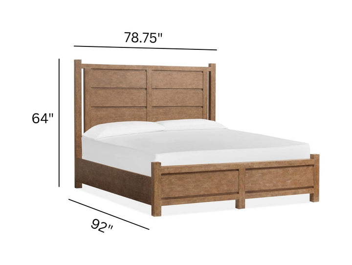 Plum Creek Sierra Brown California King Panel Bed - B5768-74