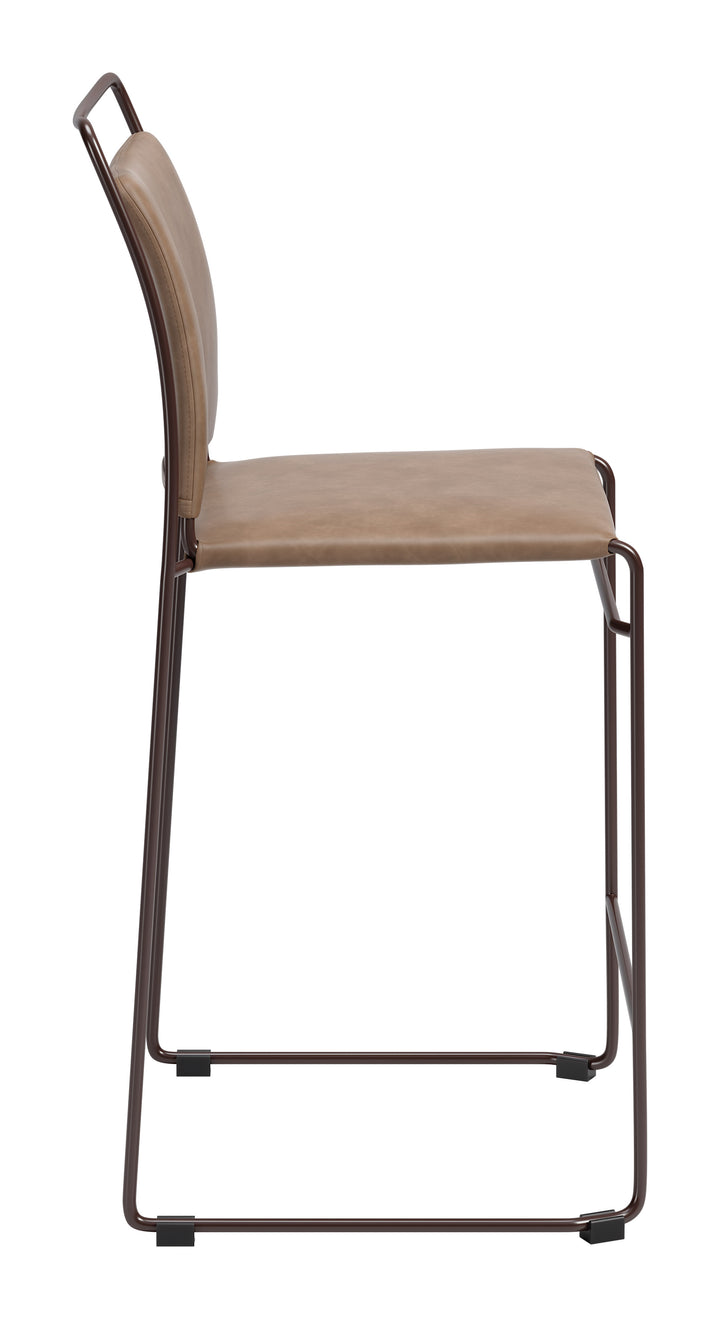 Verbena Counter Stool (Set of 2) Brown