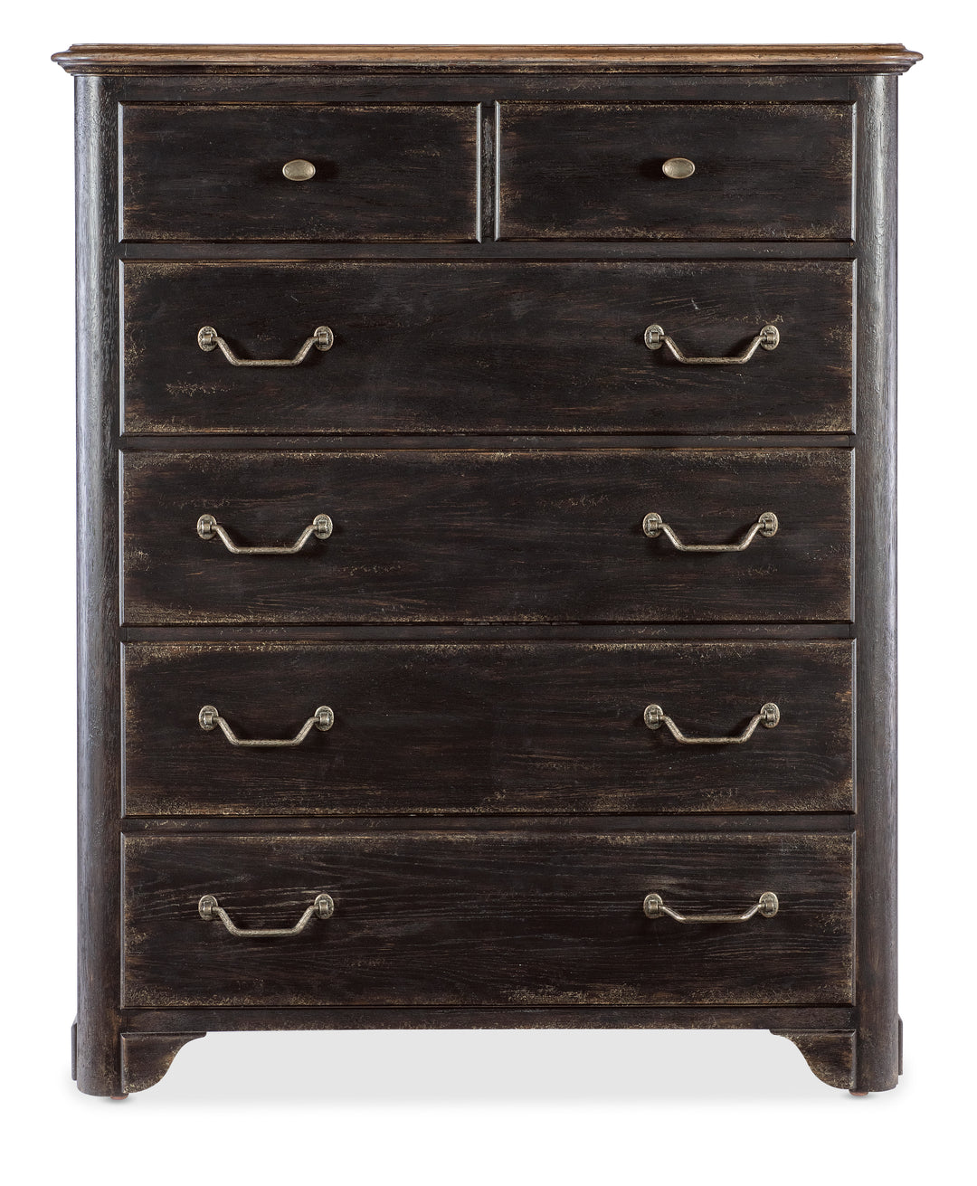 American Home Furniture | Hooker Furniture - Americana Six-Drawer Chest 1 - Molasses