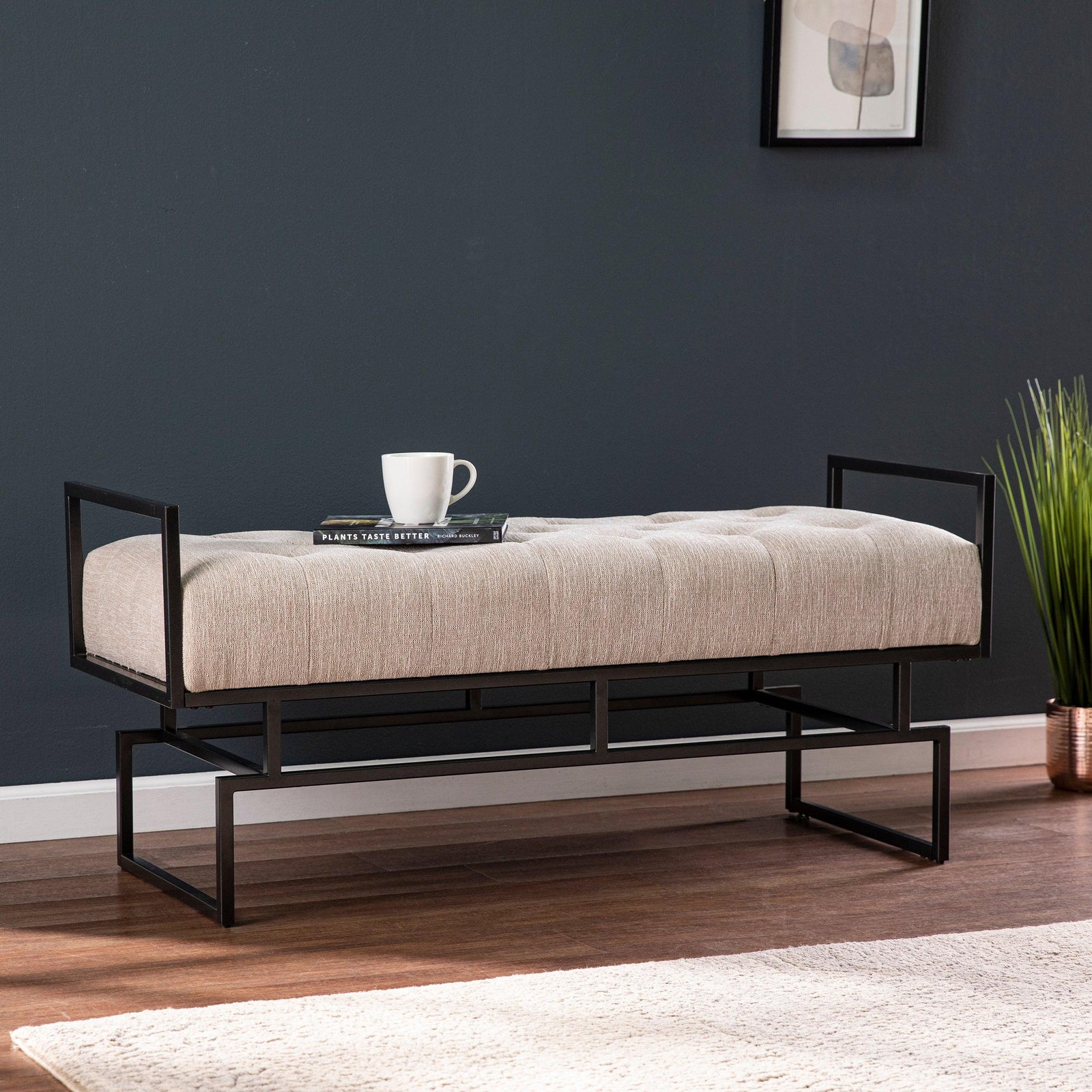 SEI Furniture Coniston Upholstered Bench BENCHES