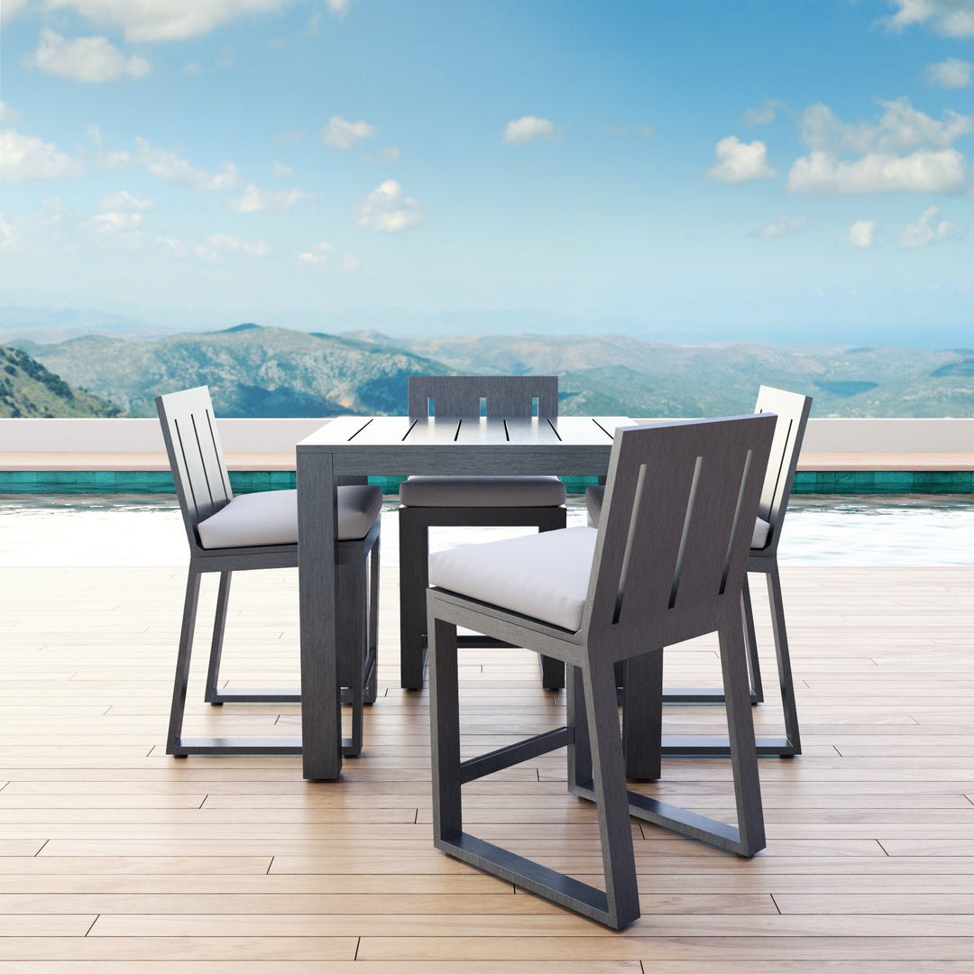 Redondo Counter Stool in Canvas Skyline, No Welt