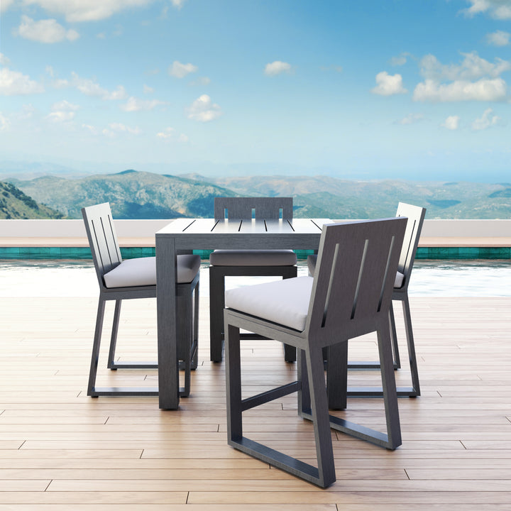 Redondo Counter Stool in Canvas Skyline, No Welt