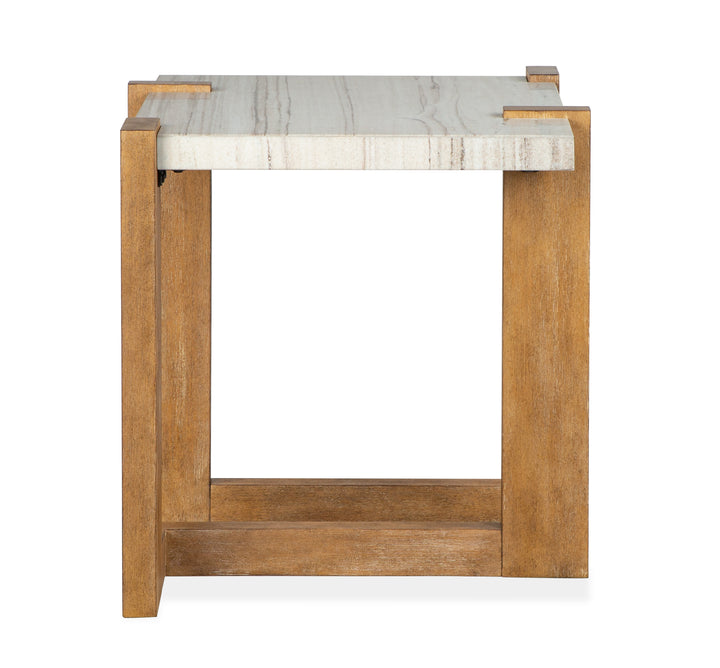 Carrington Honey Wheat Rectangular End Table - T5930-03
