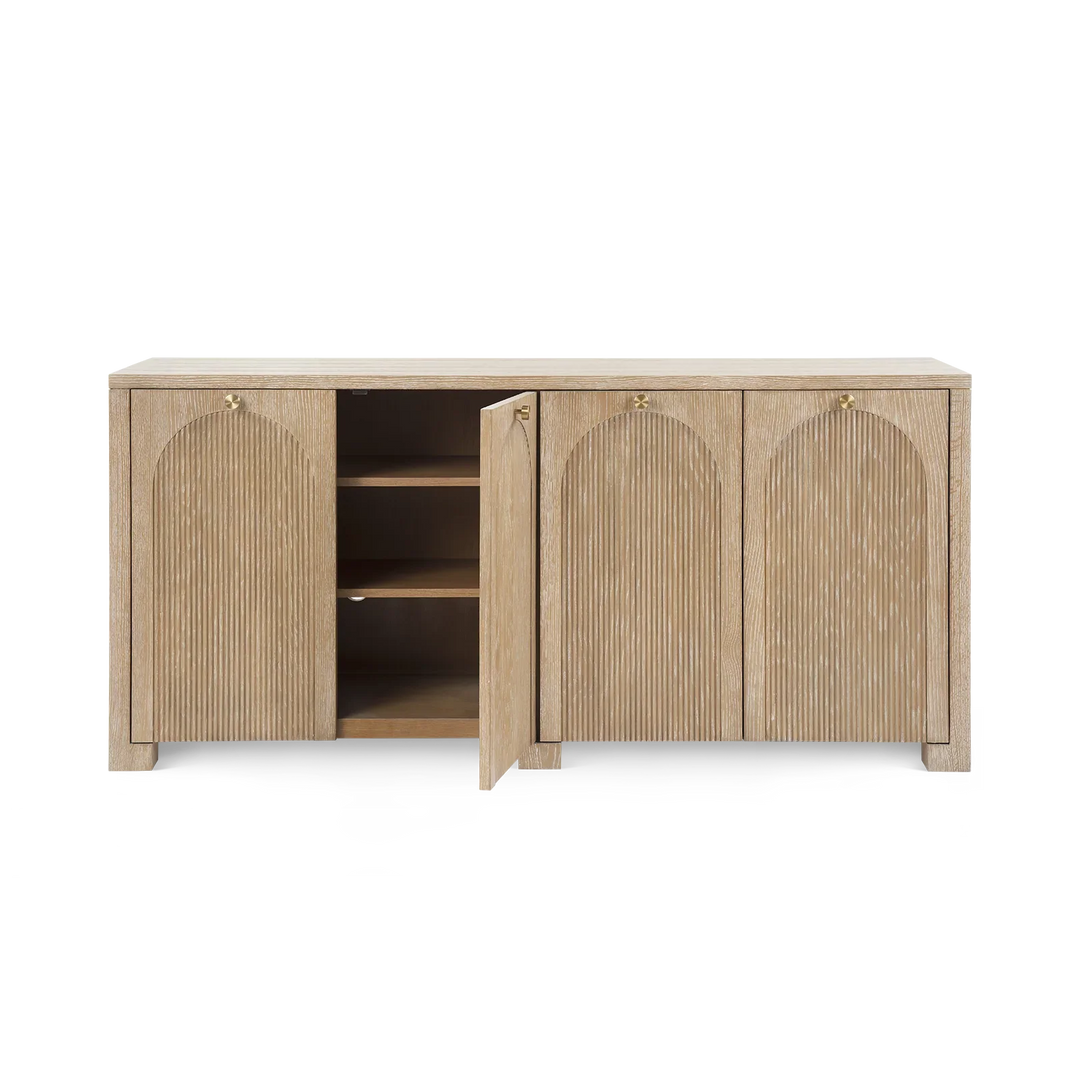 Arcadia 4-Door Cabinet - AmericanHomeFurniture