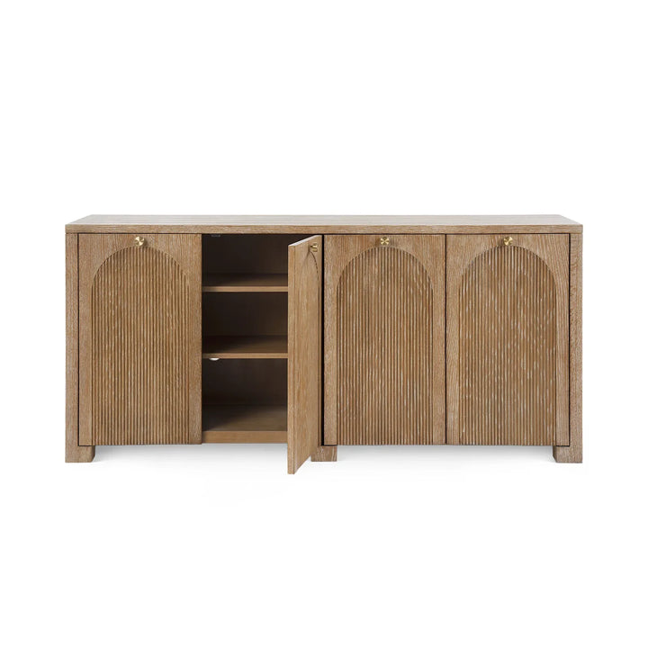 Arcadia 4-Door Cabinet - AmericanHomeFurniture